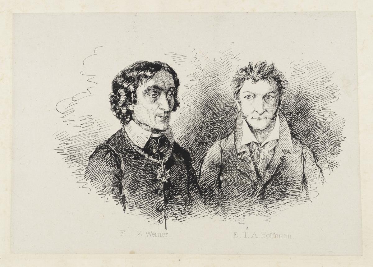 Zacharias Werner und E.T.A. Hoffmann (rechts)