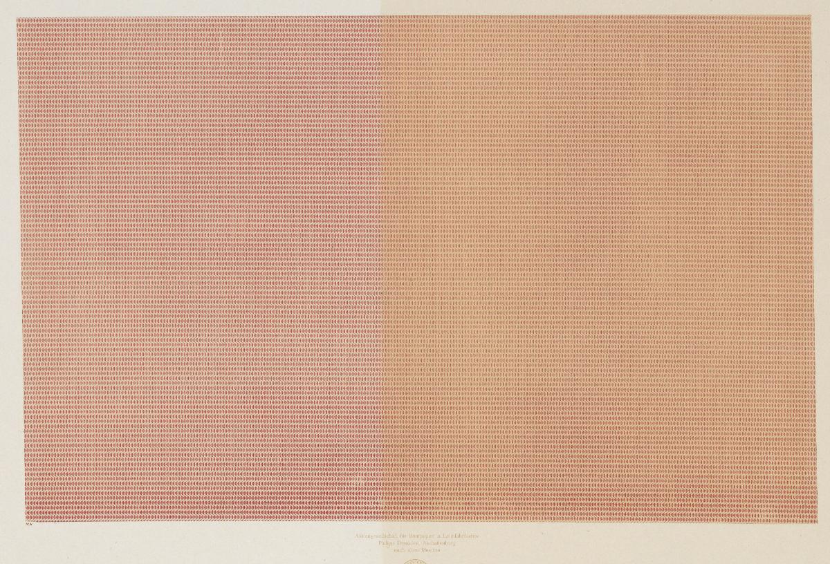 Walzendruckpapier (feines geometrisches Muster, nach alten Mustern)