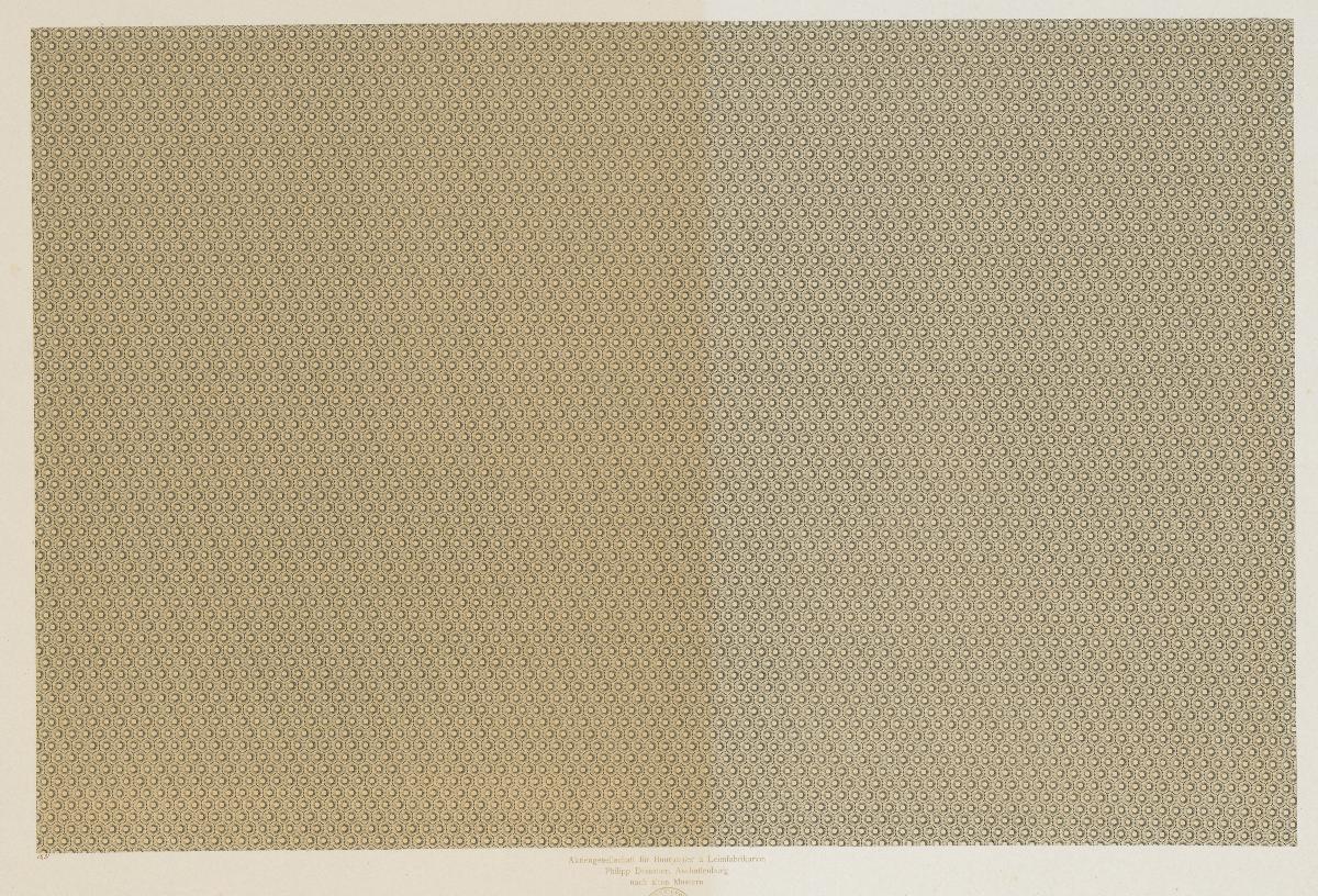 Walzendruckpapier (kleines Wabenmuster, nach alten Mustern)