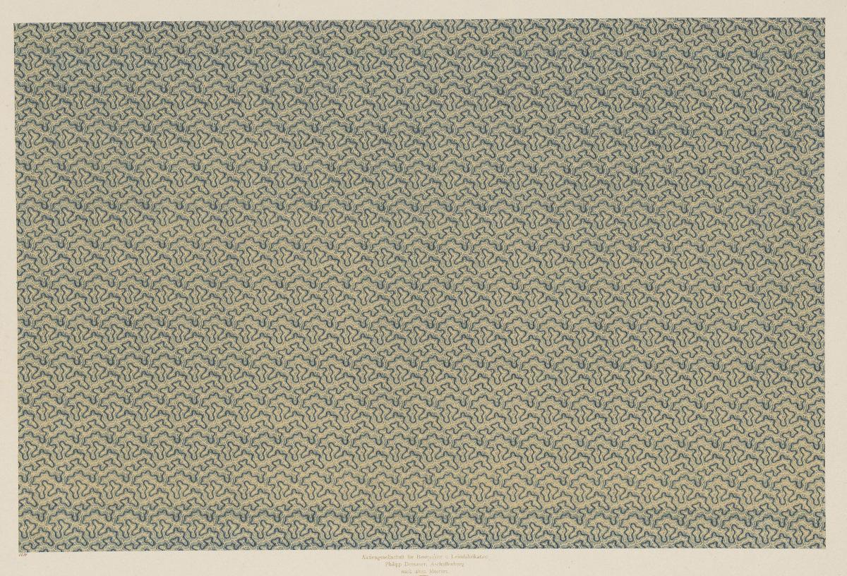 Walzendruckpapier (Flächenmuster, nach alten Mustern)