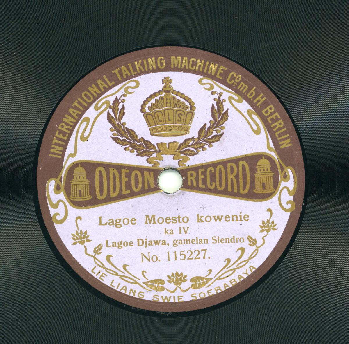 Titel A: Lagoe meosto kowenie
Titel B: s. A.