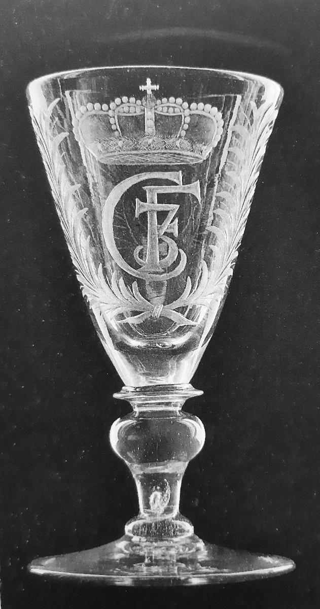 Pokal mit Monogramm Kurfürst Friedrich III.