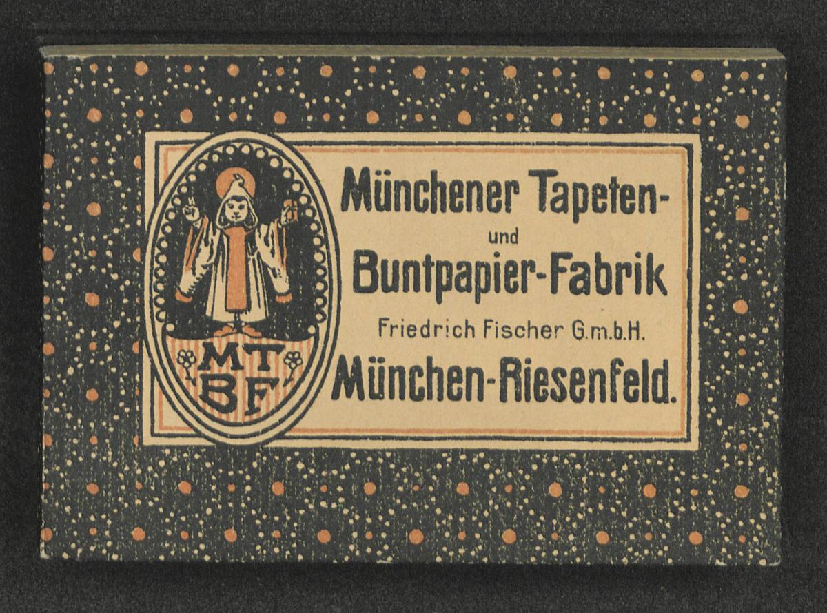 Büttenhanddruck-Vorsatzpapiere. Serie B (Musterbuch mit originalen Proben Nr. 200 bis 248)