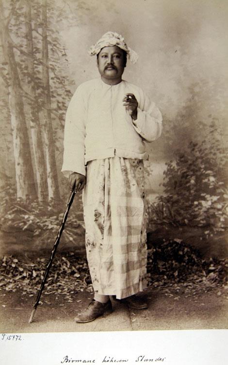 "Birmane höheren Standes." (OT)
