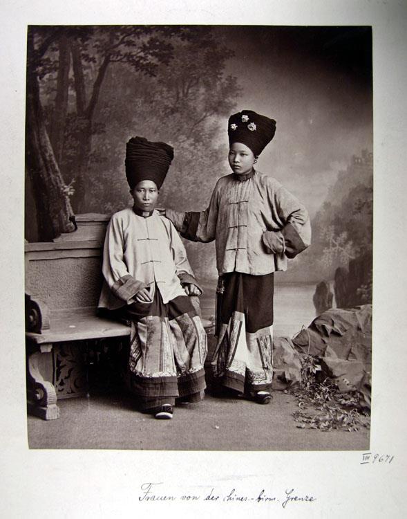 Frauen von der chinesisch-birmanischen Grenze