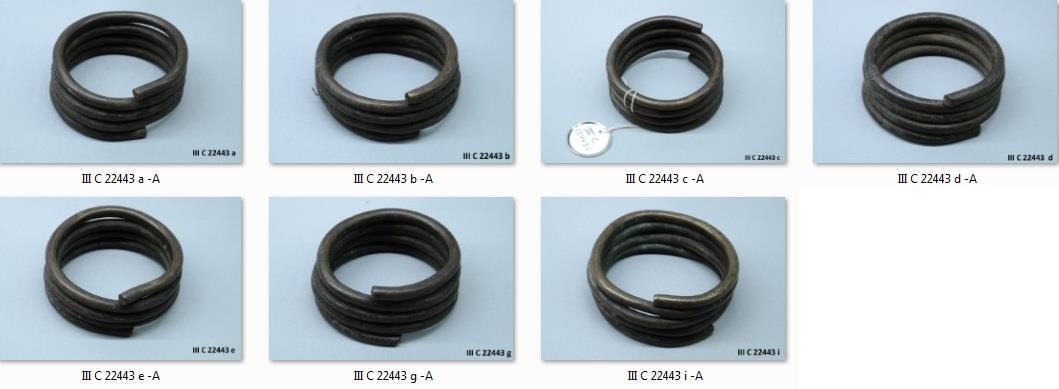 III C 22443 a-e,g,i