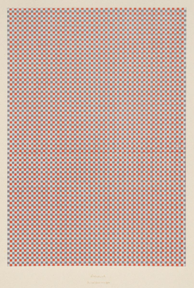 Lithografiertes Papier (Schachbrettmuster)