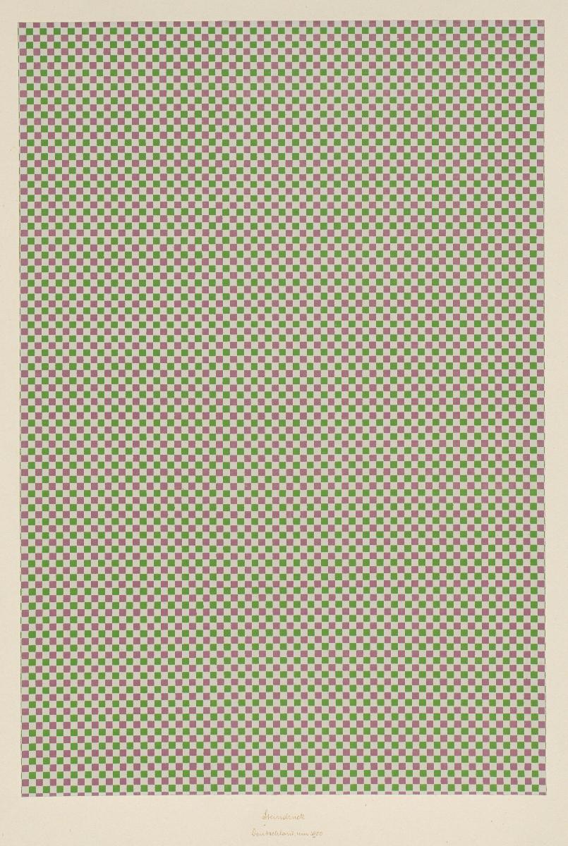 Lithografiertes Papier (Schachbrettmuster)