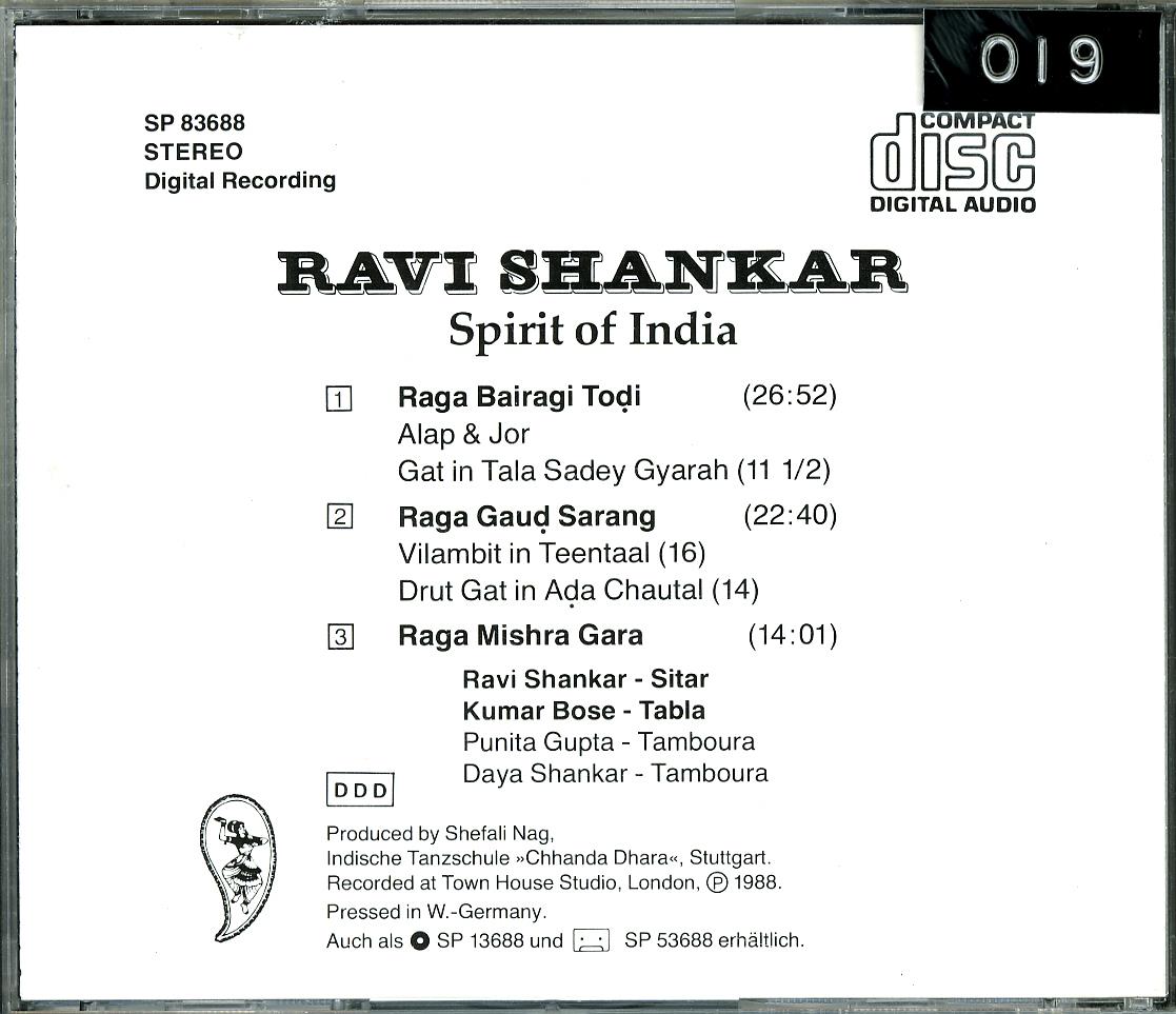 Ravi Shankar. Spirit of India
