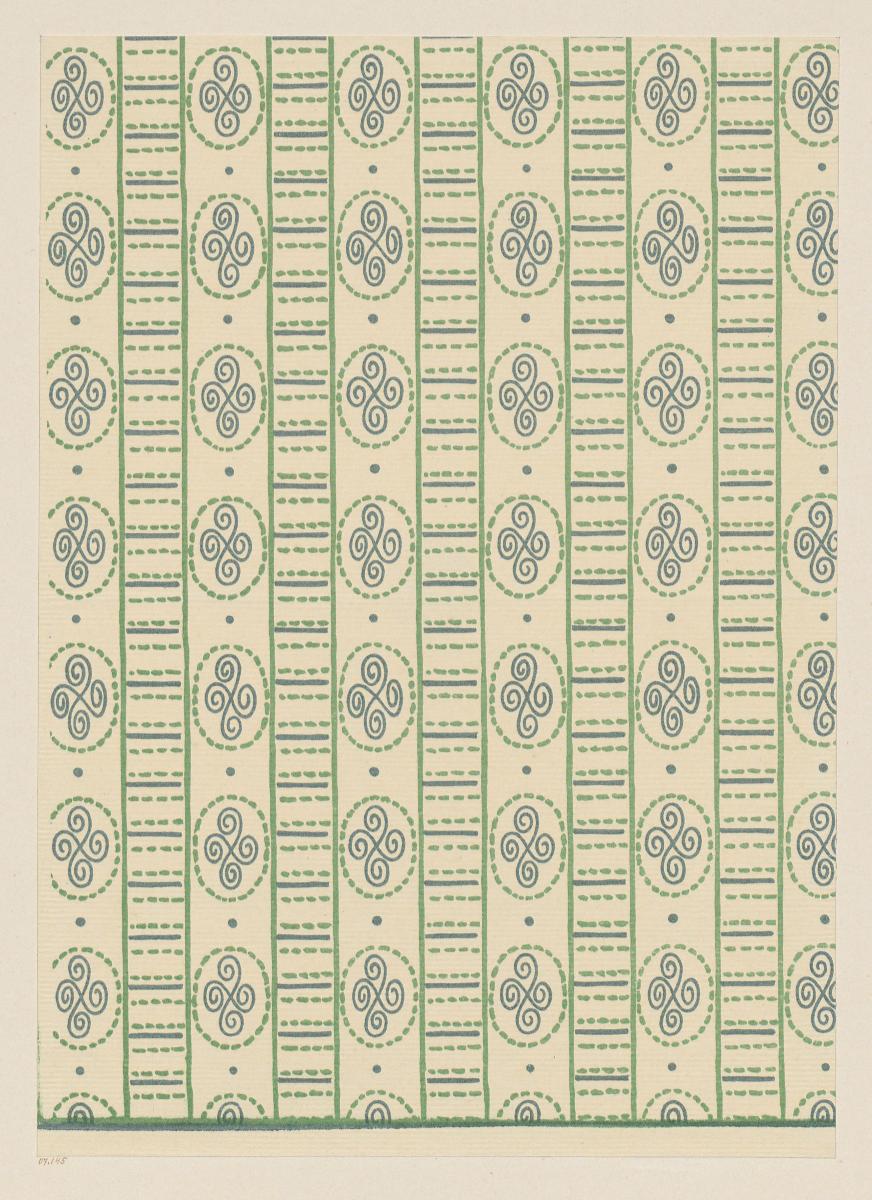 Lithografiertes Papier (Streifenmuster)