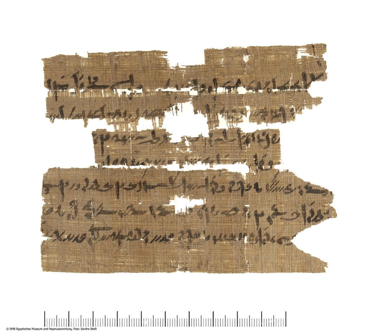 Demotischer Papyrus, Querformatbrief (Korrespondenz Espnebonchis, Sohn des Espneti-hetnetjer)