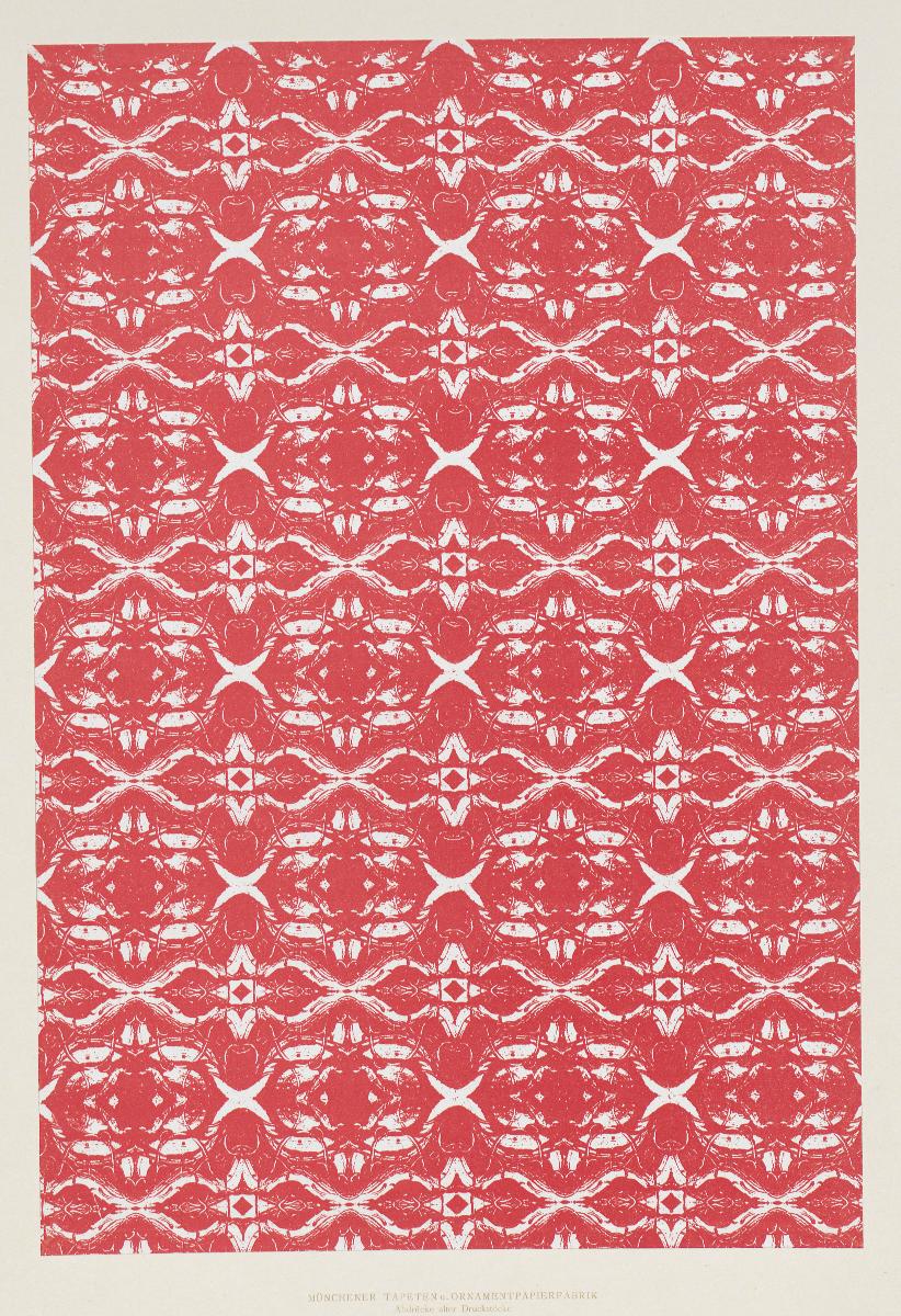 Lithografiertes Papier (Abdrücke alter Druckstöcke)