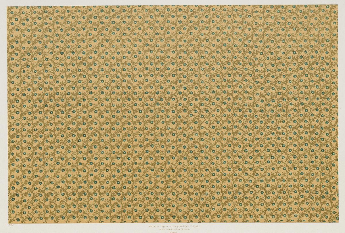 Lithografiertes Papier (nach venezianischen Mustern)