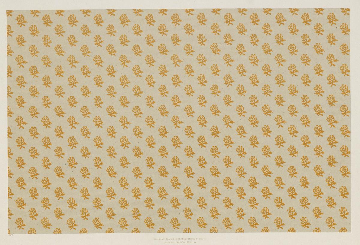 Lithografiertes Papier (nach venezianischen Mustern)