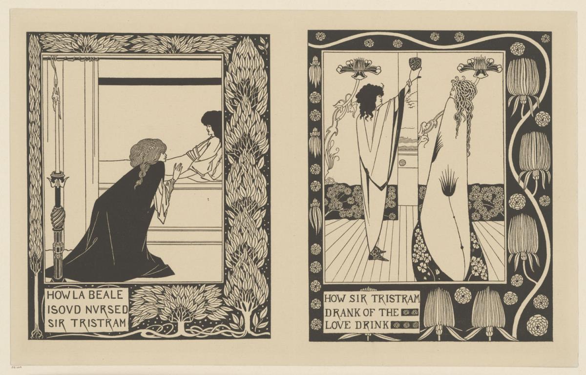 Illustrationen zu Thomas Malory, Birth, Life and Acts of King Arthur, Book VIII, Chapter IX und XXV
