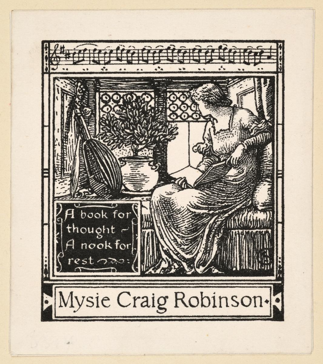 Exlibris Mysie Craig Robinson