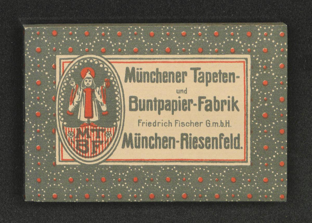 Imitierte alte Büttenhandruck-Vorsatzpapiere (Musterbuch mit originalen Proben Nr. 6100 bis 6147)