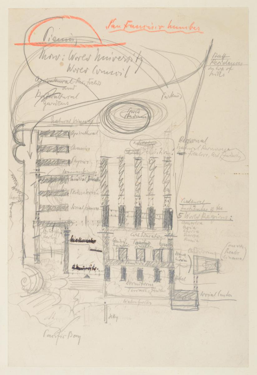 Berkeley, Kalifornien, Atomic Energy Commission/ University of California Radiation Laboratory, Entwurfsskizze, Lageplan
