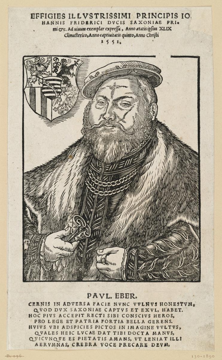 Johann Friedrich der Großmütige, Kurfürst von Sachsen