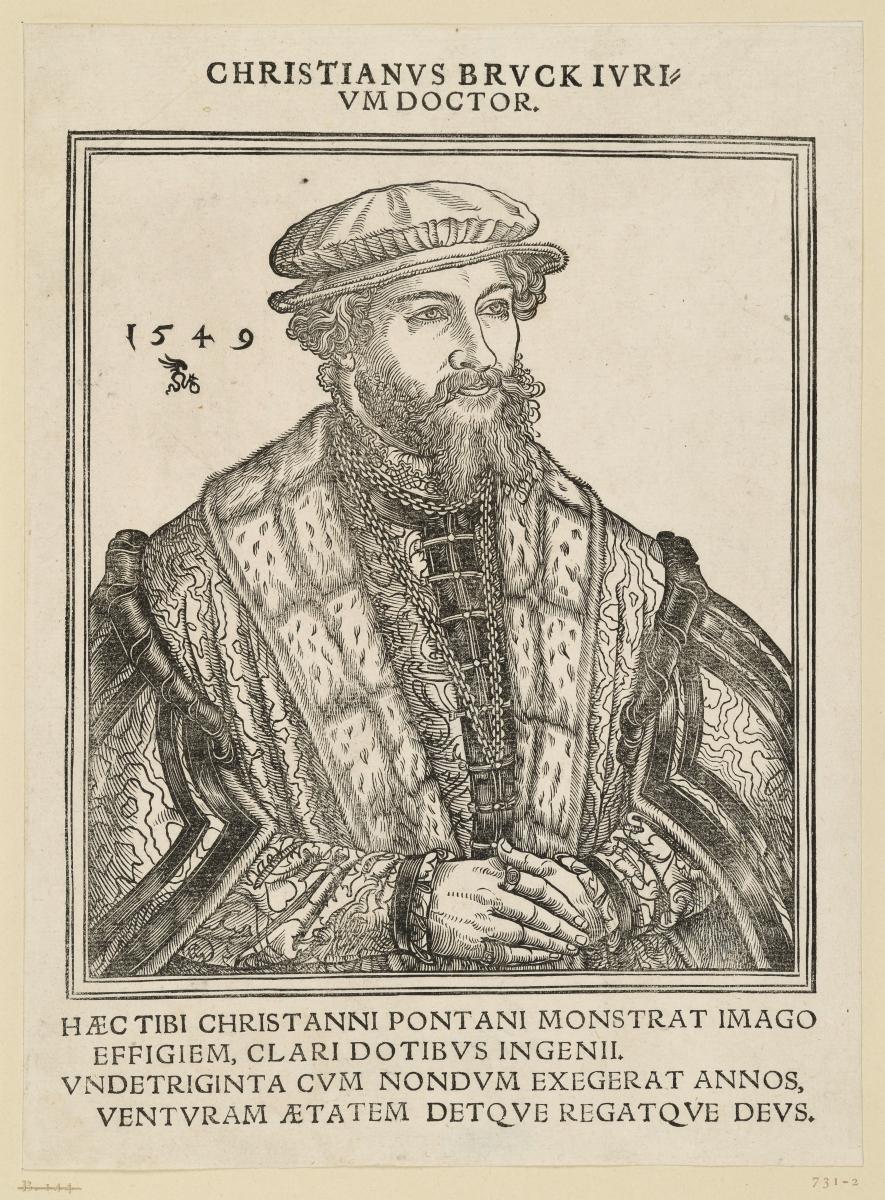 Bildnis des Dr. Christian Brück, gen. Pontanus