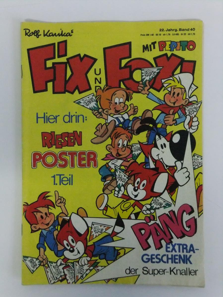 Fix und Foxi. 22. Jahrgang, Band 40