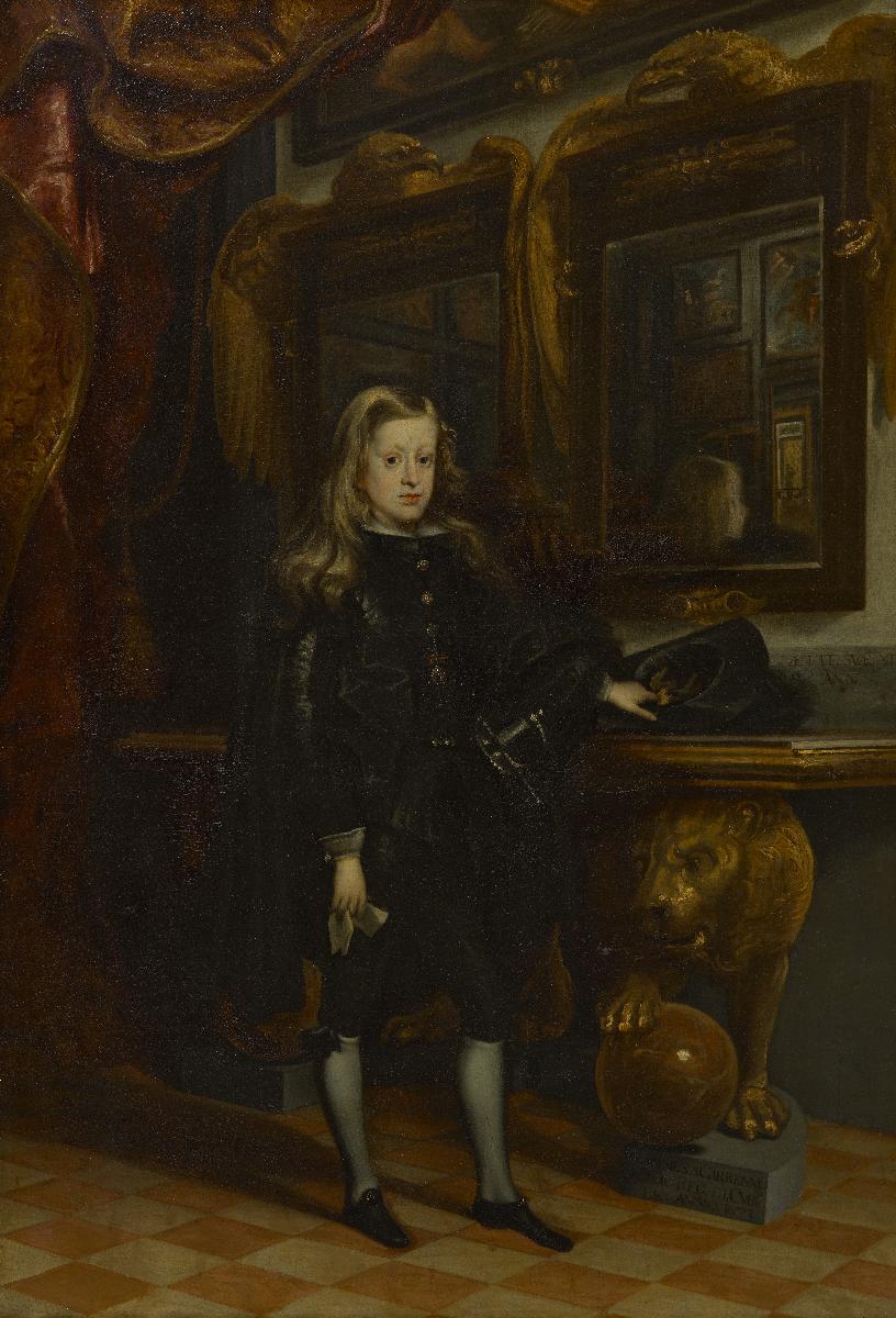 König Karl II. von Spanien (1661-1700) als zwölfjähriges Kind