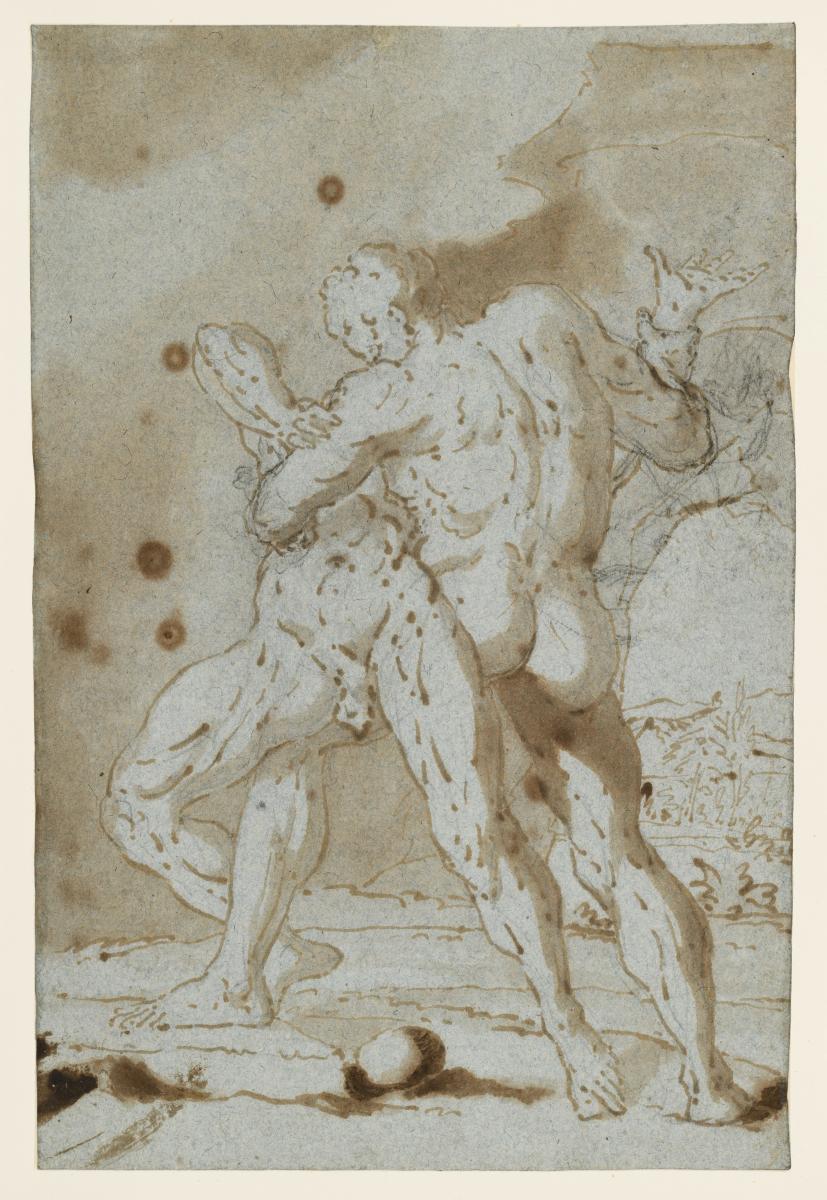 Herkules und Antäus