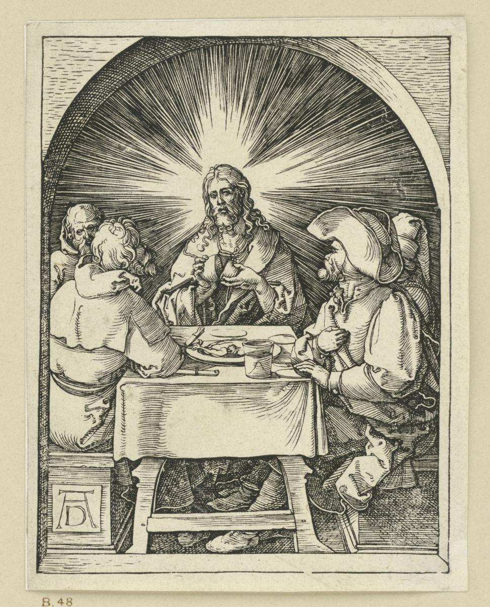 Christus im Emmaus (Kleine Passion)