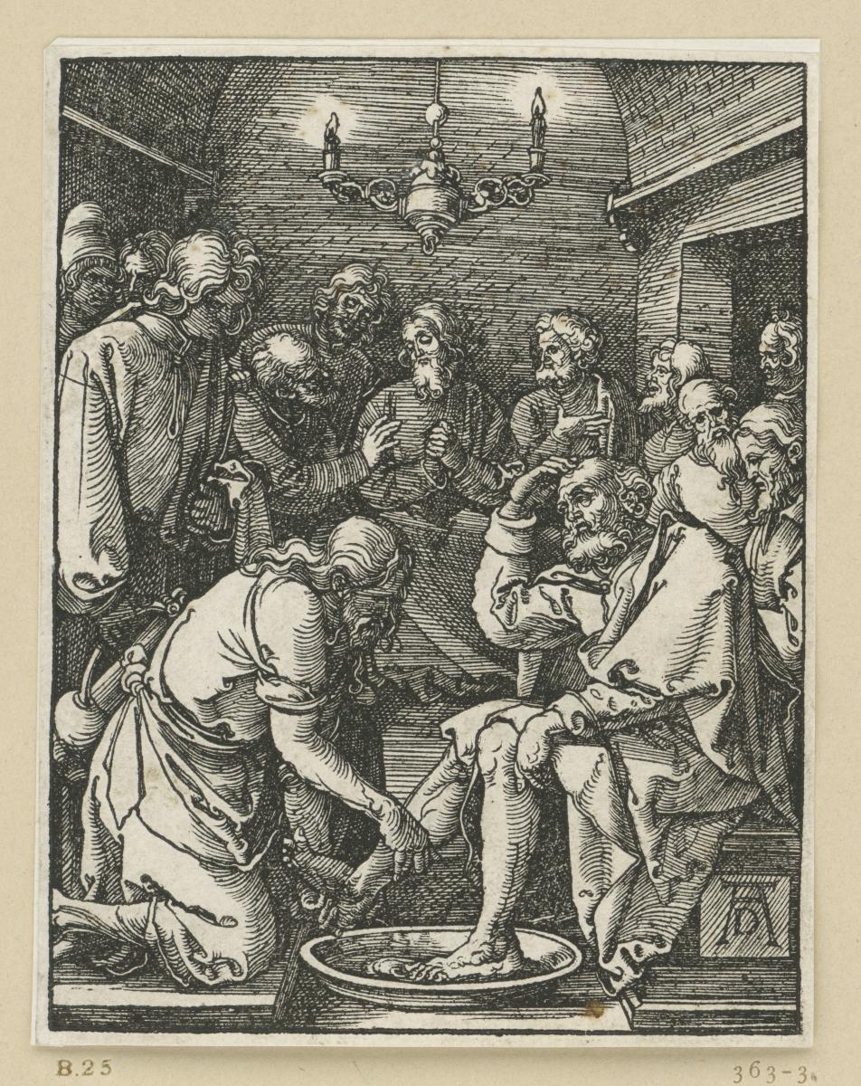 Christus wäscht die Füße der Apostel (Kleine Passion)