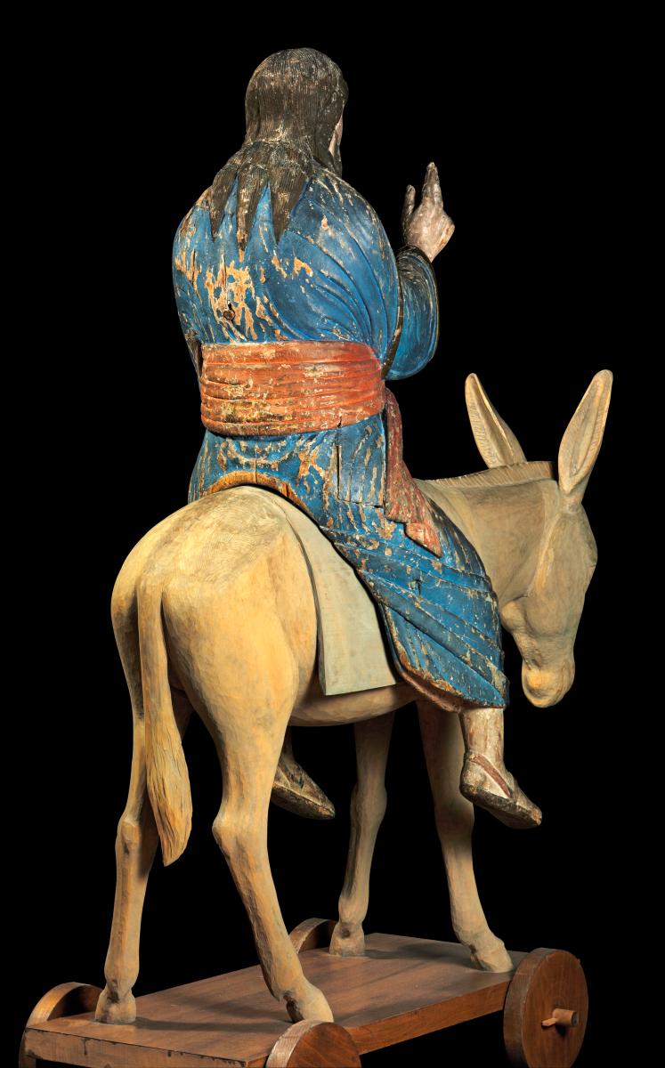 Christus auf dem Palmesel (Palmesel Rekonstruktion)