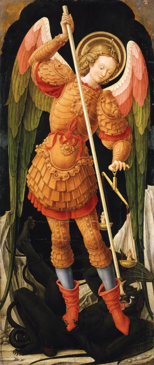 Der Erzengel Michael mit der Seelenwaage