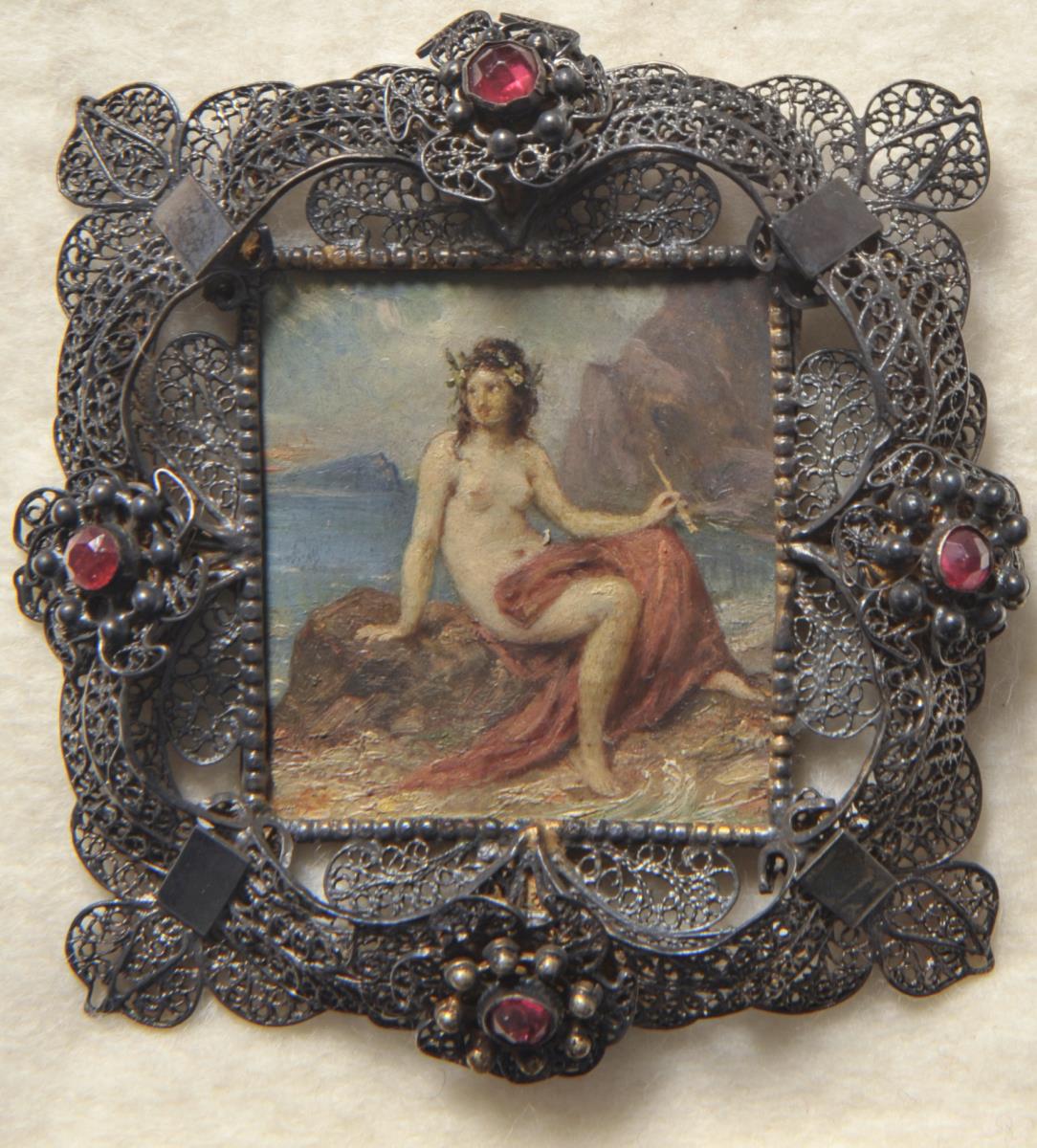 Waldnymphe. Miniatur aus der Sammlung Loewe