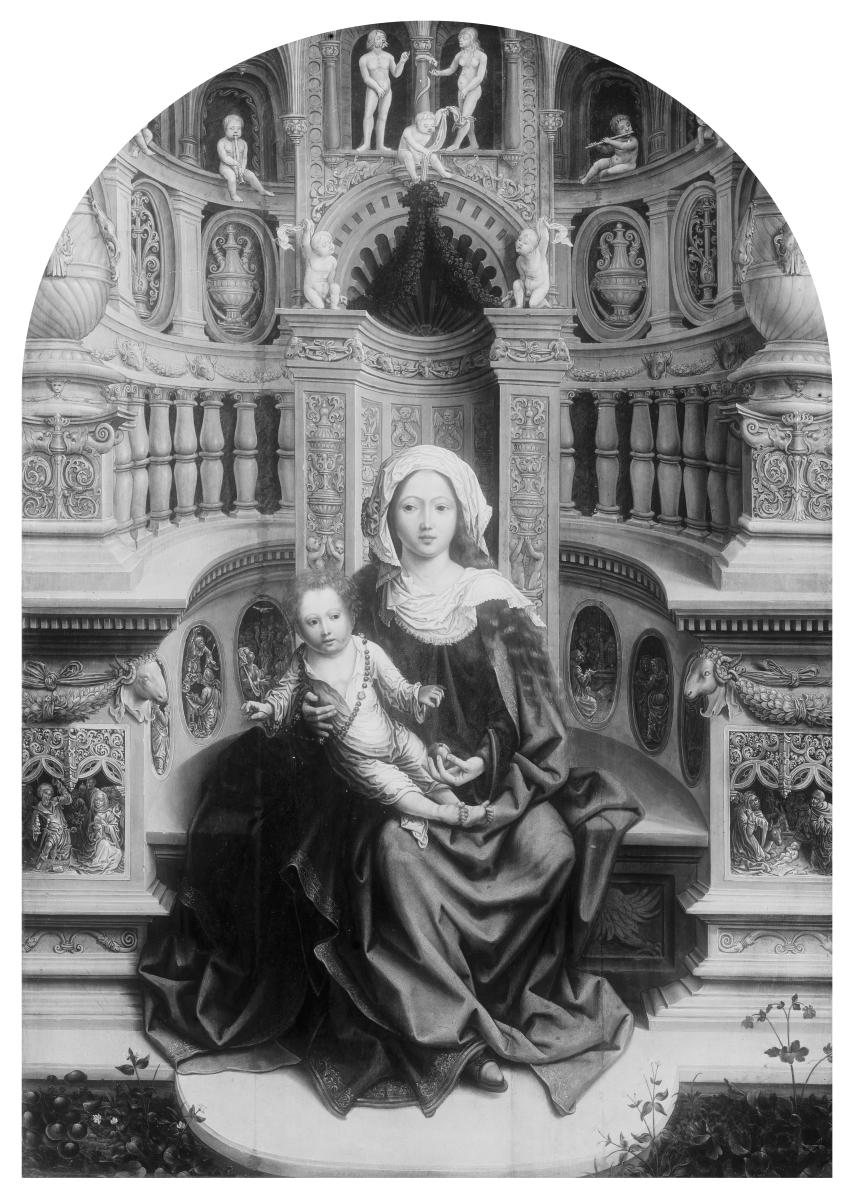 Thronende Maria mit dem Kind