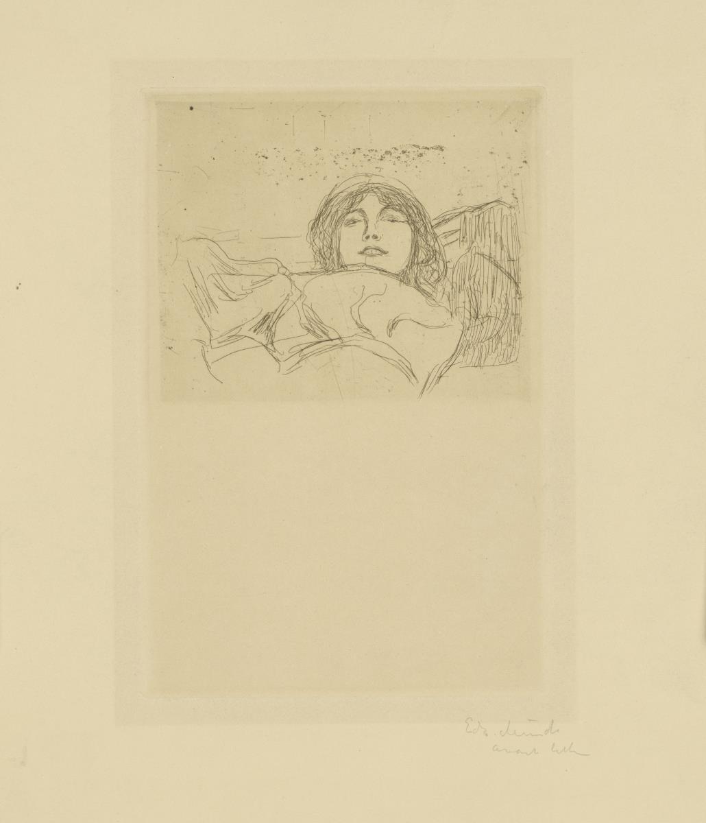 Junge Frau (Detail aus "Junge Frau und das Porträt des Künstlers")