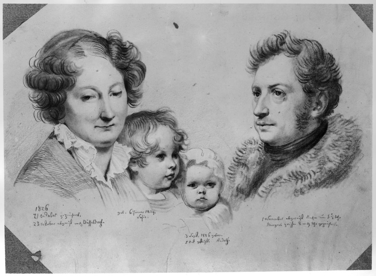 Familie Wilhelm von Schadow