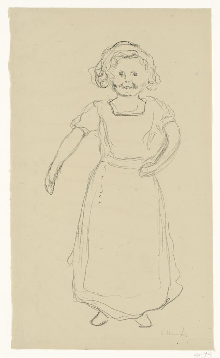 Pernille Kirkeby II (Rennendes kleines norwegisches Mädchen)