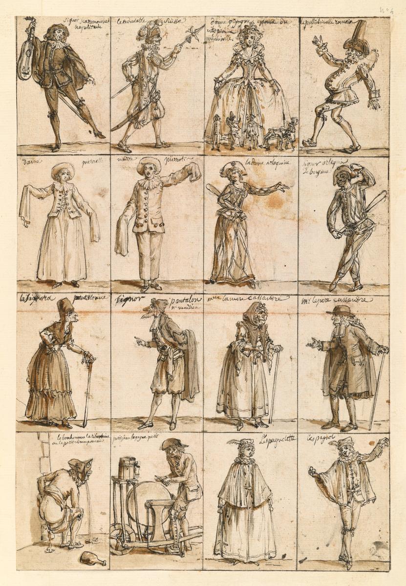 Costumes de théâtre petits métiers, Bl. 4