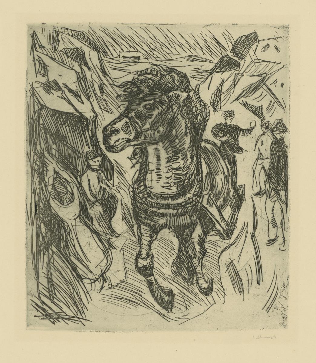 Galoppierendes Pferd