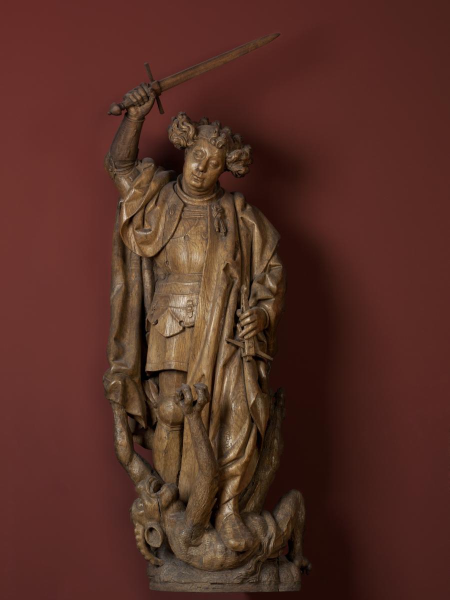 Erzengel Michael im Kampf mit dem Teufel