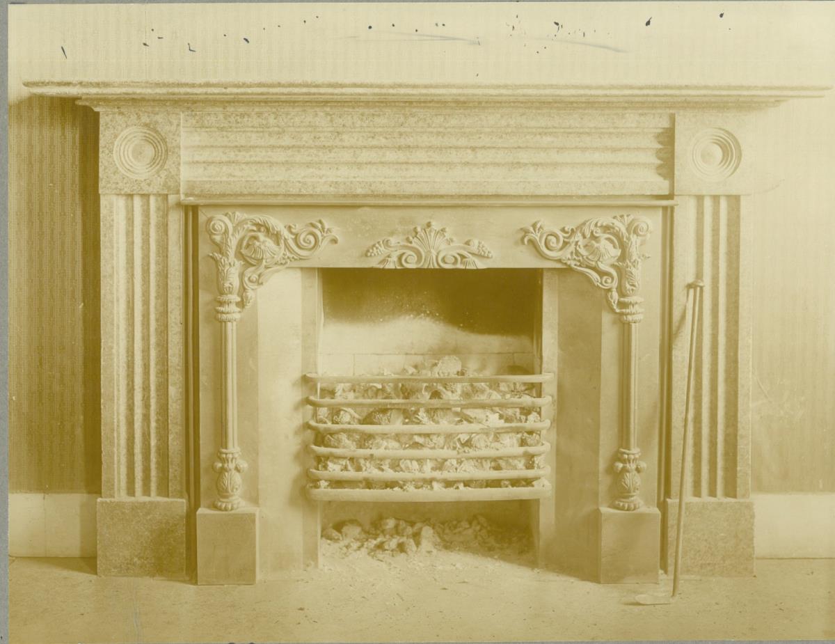 Boston, 39-40, Beacon Street, Nathan Appleton Residence / Appleton-Parker House, Kamin
