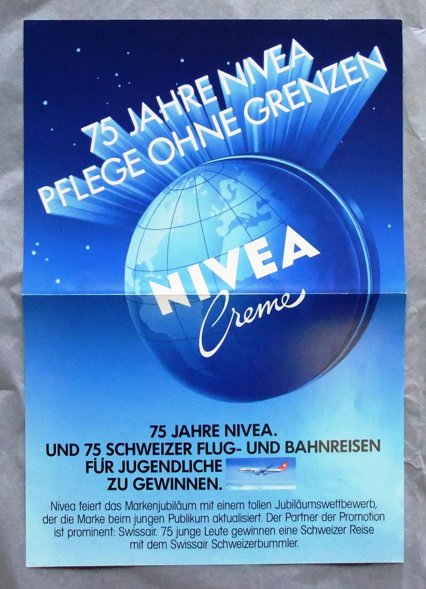 Nivea-Creme: "75 Jahre Nivea Pflege ohne Grenzen"