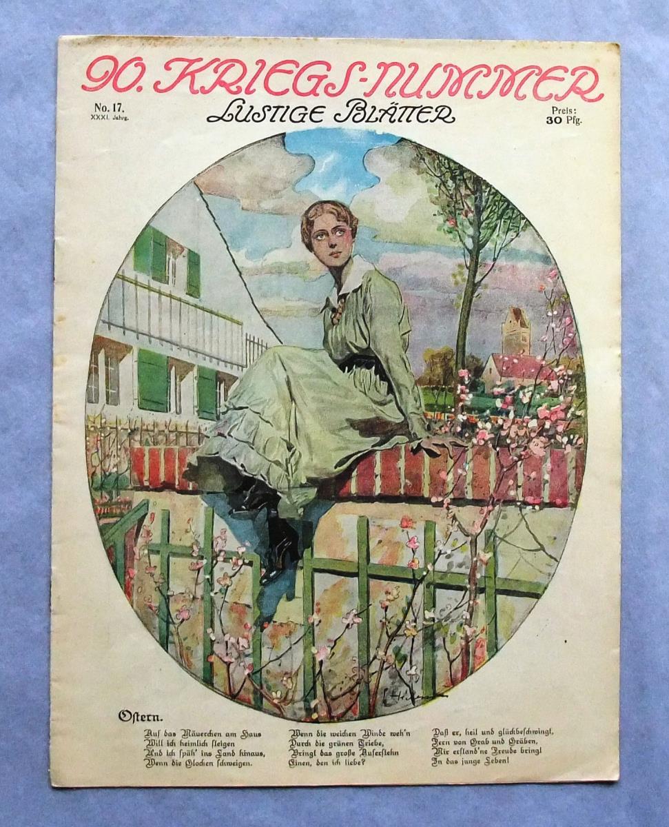 Lustige Blätter. 90. Kriegsnummer. Jg. 31, No. 17