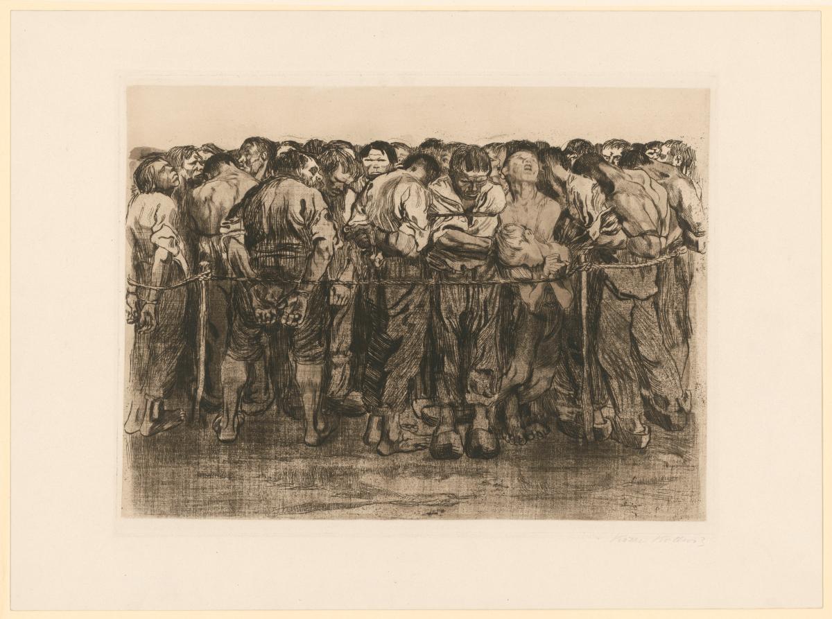 Die Gefangenen (Blatt 7 aus "Bauernkrieg", 5. Zustand)
