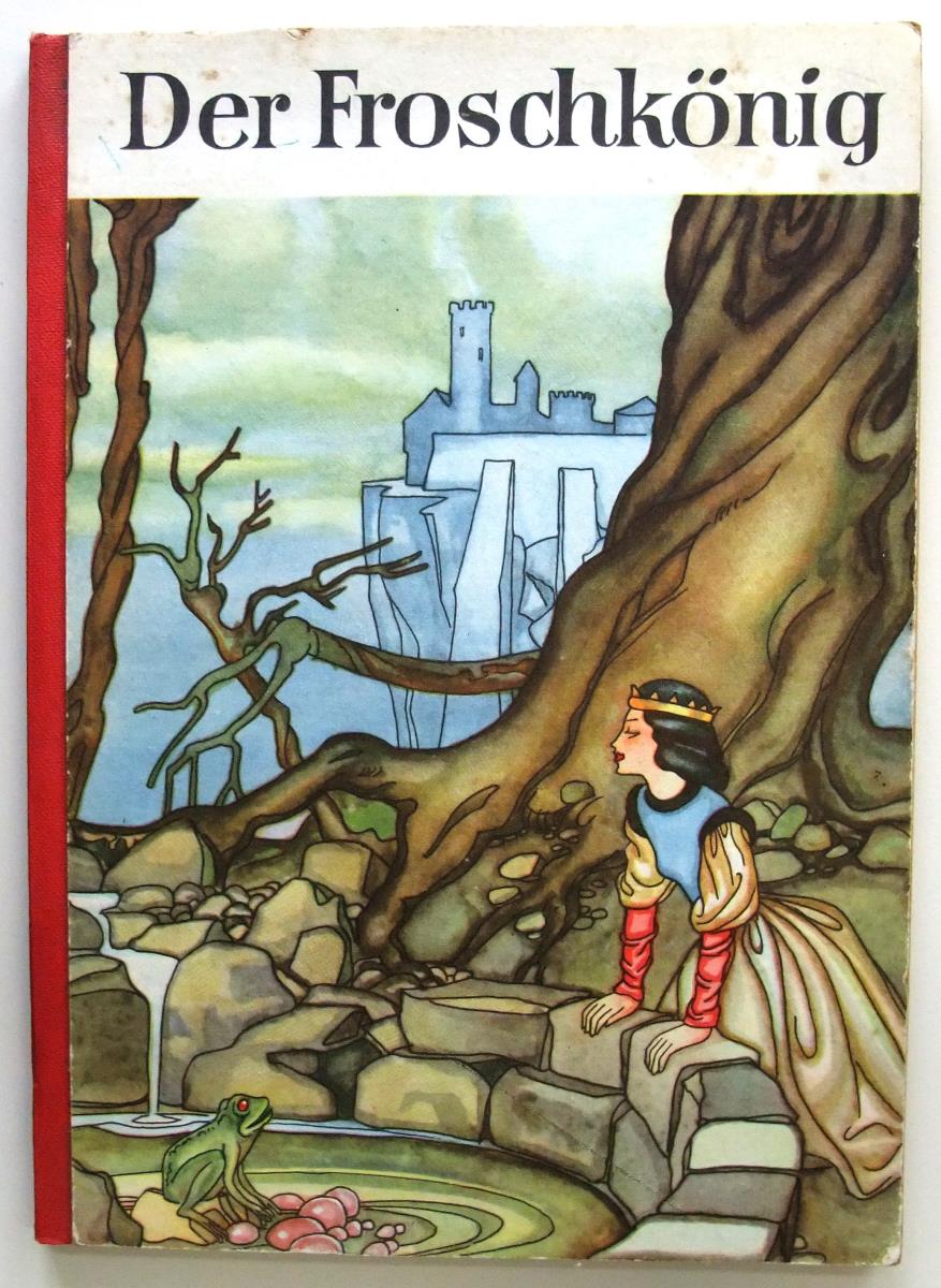 Der Froschkönig und andere Märchen der Brüder Grimm mit bunten Bildern von Nils Graf Stenbock