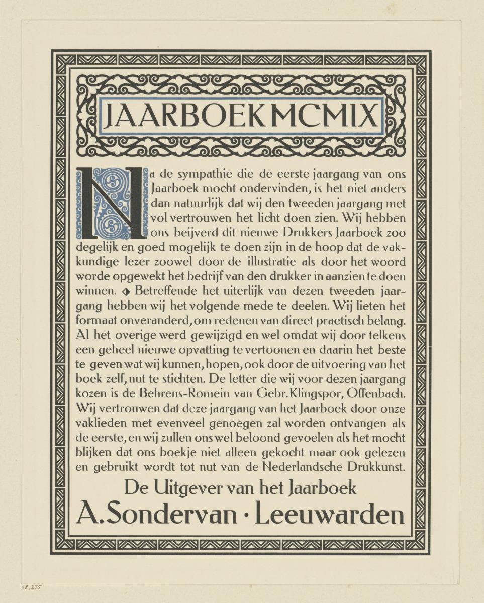 Jaarboek MCMIX
