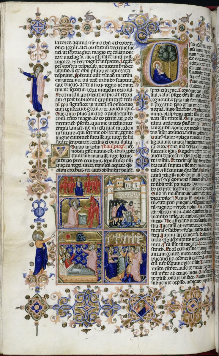Beginn des Buches Jesaia (folio 259 verso der "Hamilton-Bibel")