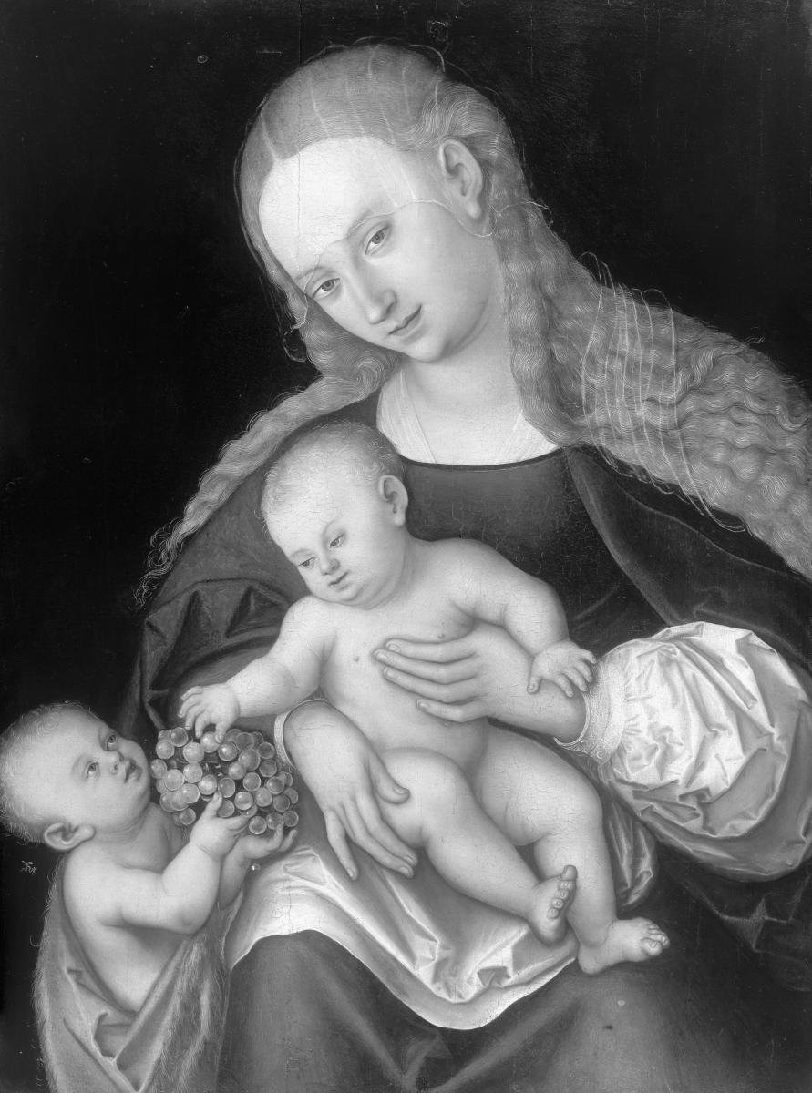 Maria mit dem Kind und dem kleinen Johannes