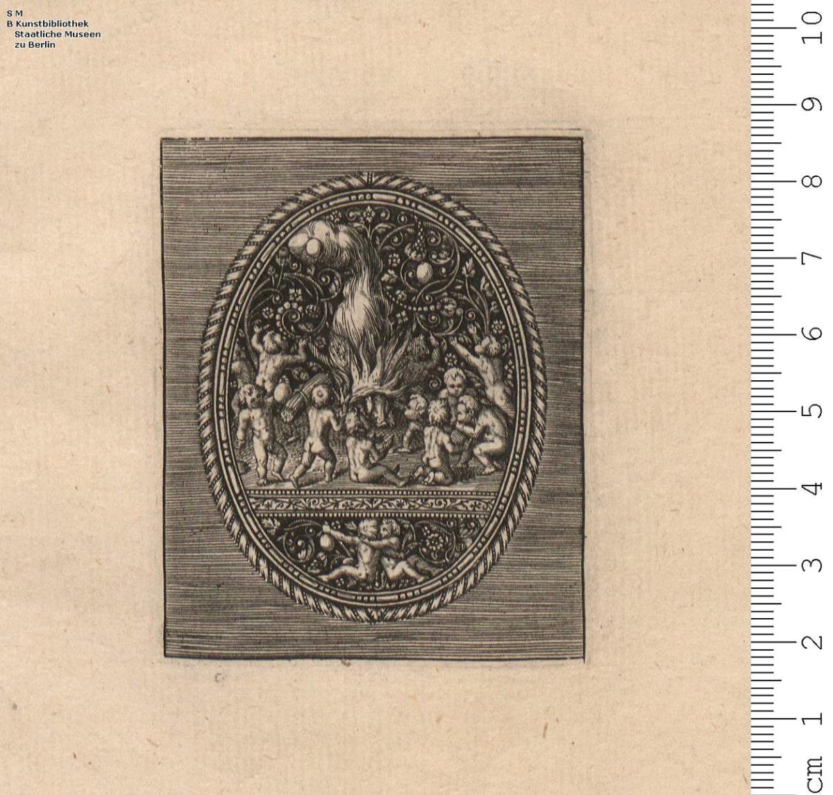 (4) 6 Blatt einer Folge: ovale Taschenuhrdeckel