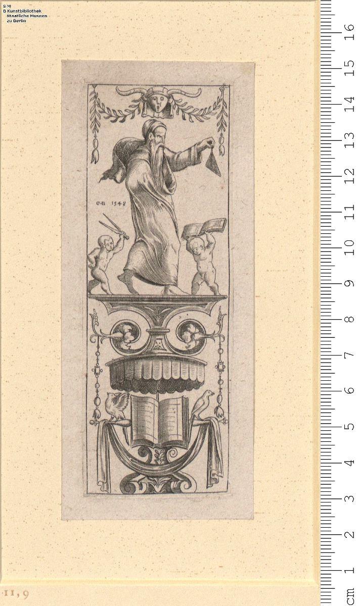 (2) Folge: Hochfüllungen mit Grottesken, bez: C-B 1548, 6 Blatt.