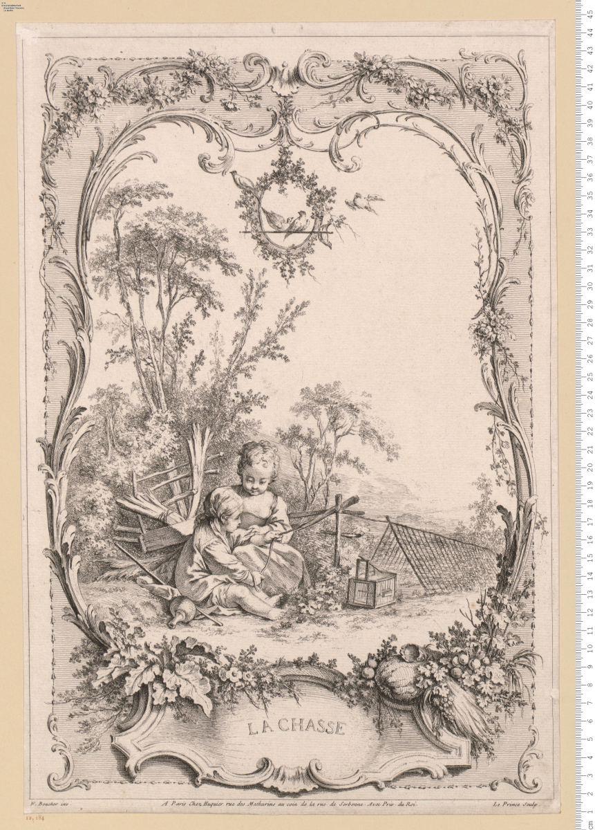 (2) La Chasse, La Pésche. 1 Folge und 1 Blatt.